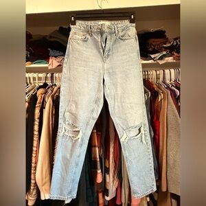 Topshop Light Blue Denim Jeans